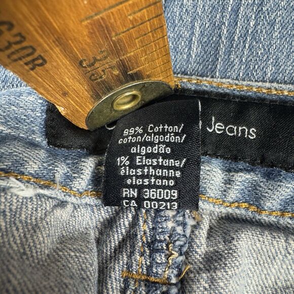 Y2K Calvin Klein Jeans Bootcut Women’s‎ Size 12 Blue Denim Stretch - Picture 8 of 12